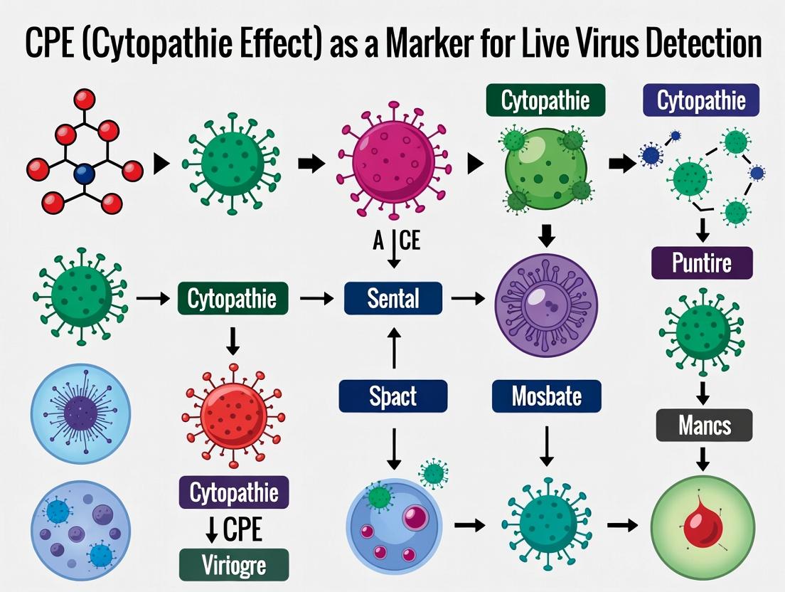 CPE Detection: The Gold Standard Method for Quantifying Infectious Live Virus in Research & Drug Development