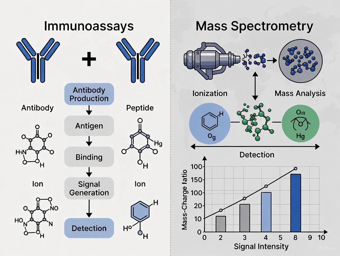 Immunoassays vs. Mass Spectrometry for Protein Quantification: A Comprehensive Guide for Researchers