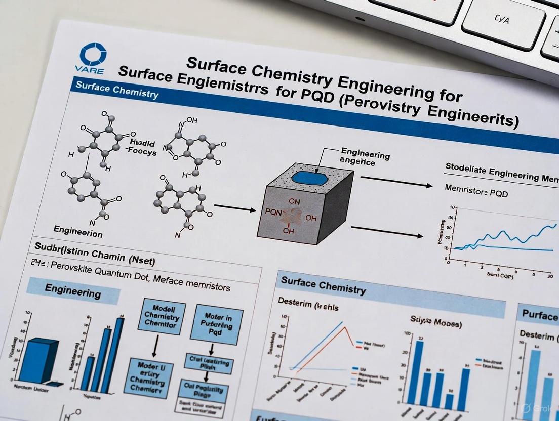 Surface Chemistry Engineering for Perovskite Quantum Dot Memristors: Foundations, Methods, and Biomedical Applications