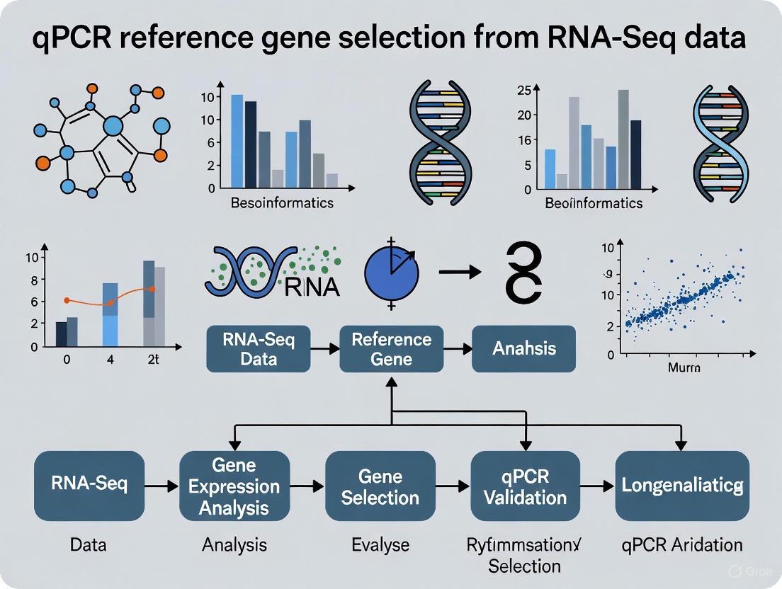 From Transcriptome to Target: A Modern Guide to Selecting qPCR Reference Genes from RNA-Seq Data