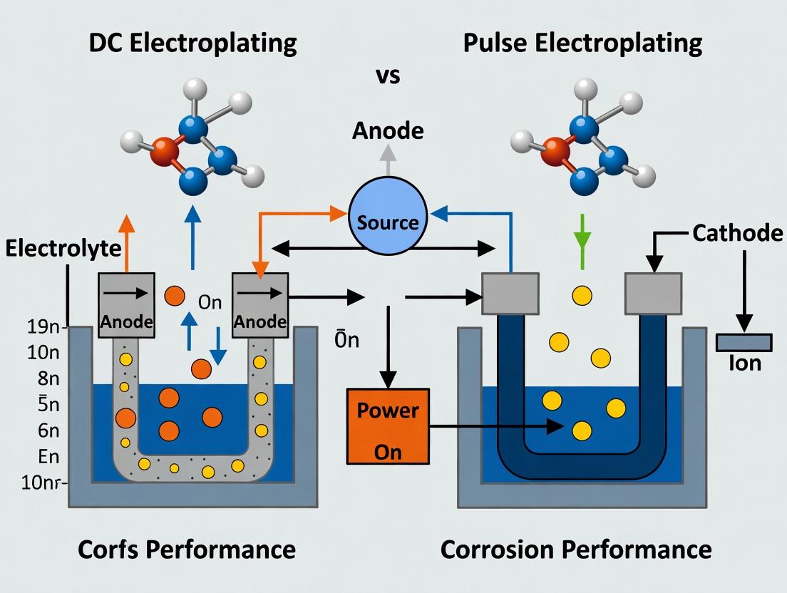 DC vs. Pulse Electrodeposition: A Comparative Analysis of Corrosion Performance for Biomedical Applications
