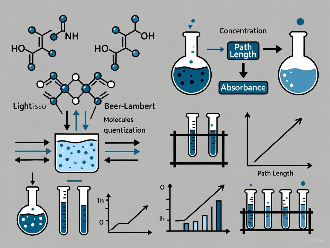 Beyond the Basics: Mastering the Beer-Lambert Law for Robust Quantitative Analysis in Biomedical Research