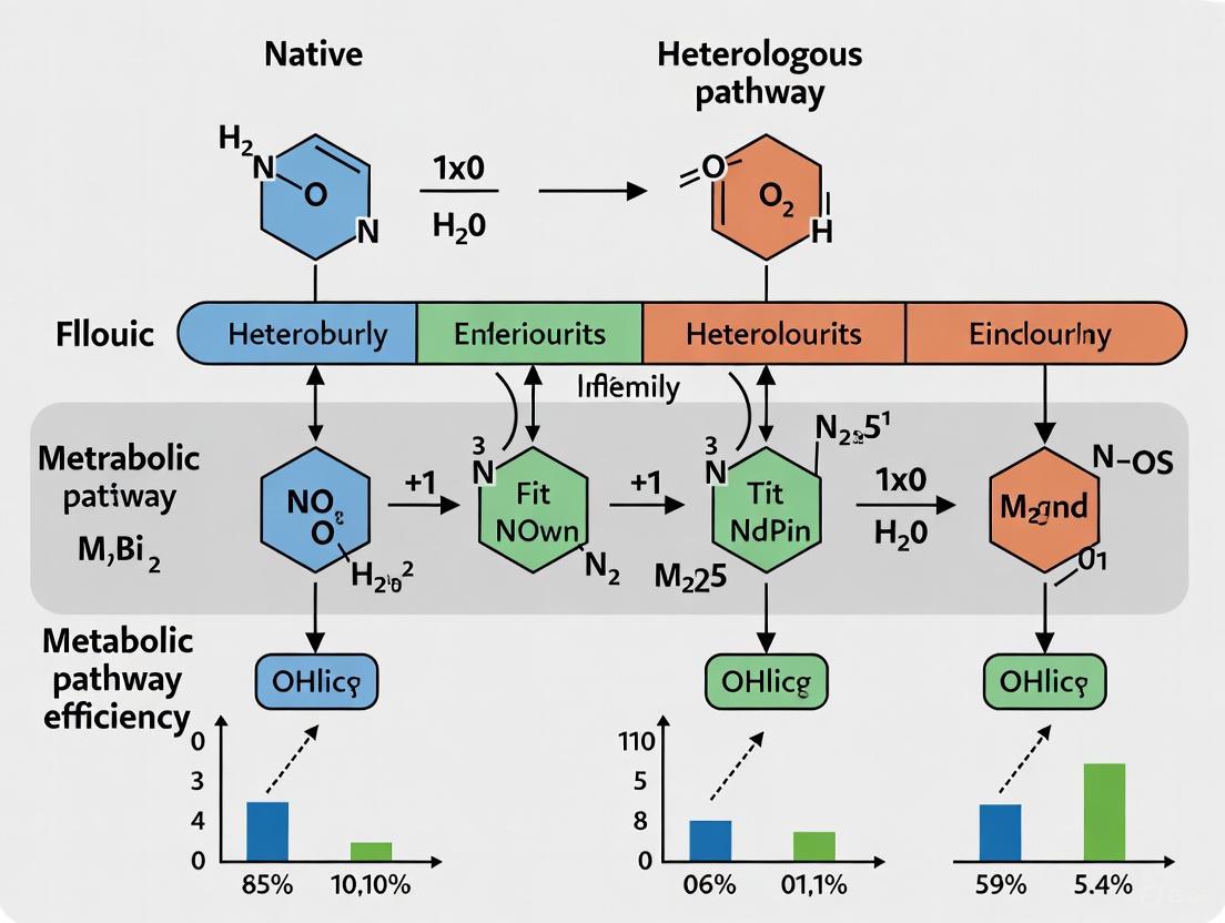 Native vs. Heterologous Pathways: A Strategic Guide for Efficient Bioproduction