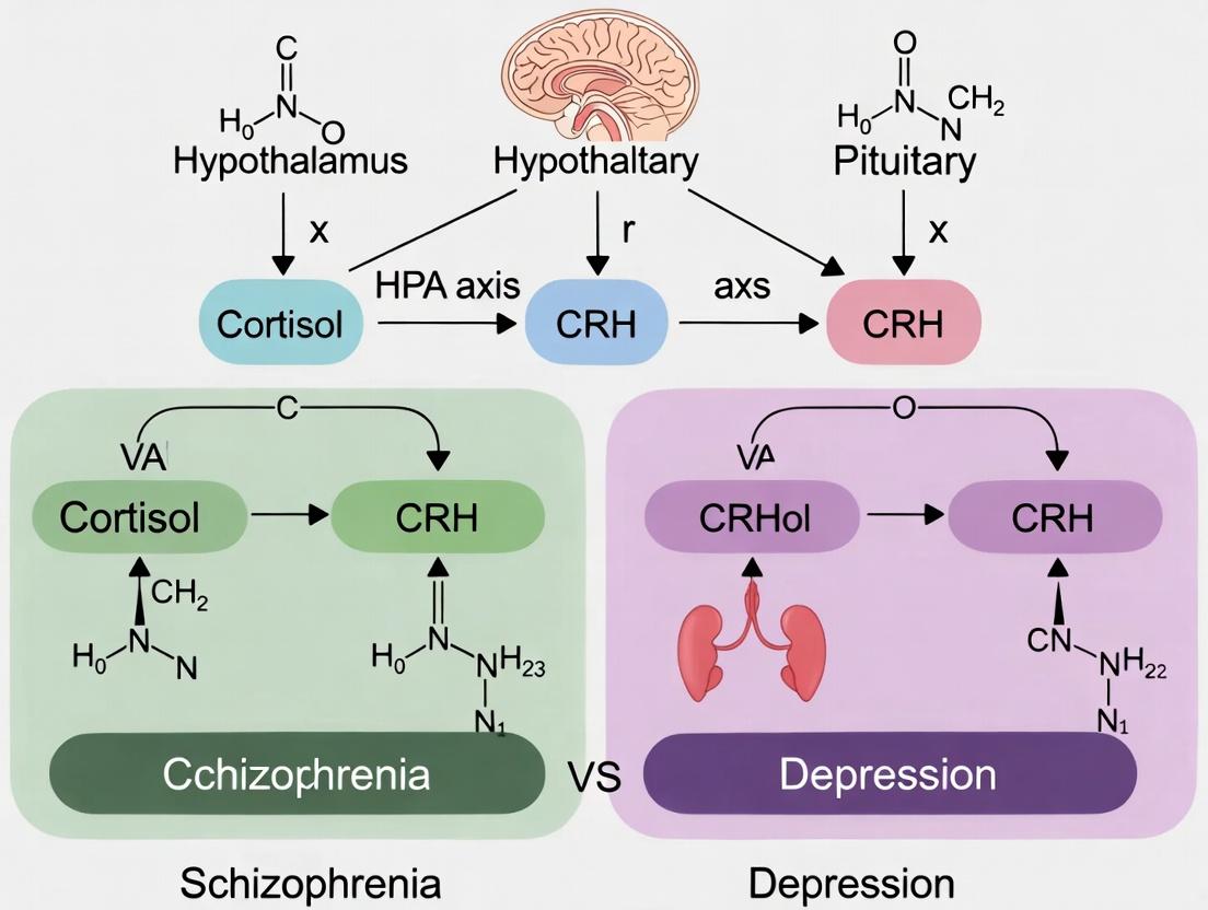 The HPA Axis in Psychopathology: A Systematic Meta-Analysis of Stress Response Patterns in Schizophrenia vs. Major Depression