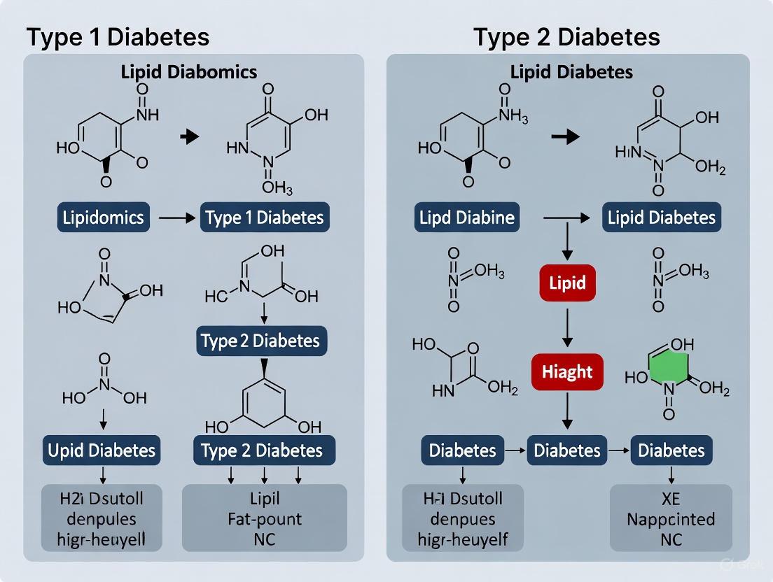 Comparative Lipidomics in Type 1 and Type 2 Diabetes: Distinct Molecular Signatures and Pathways for Precision Medicine
