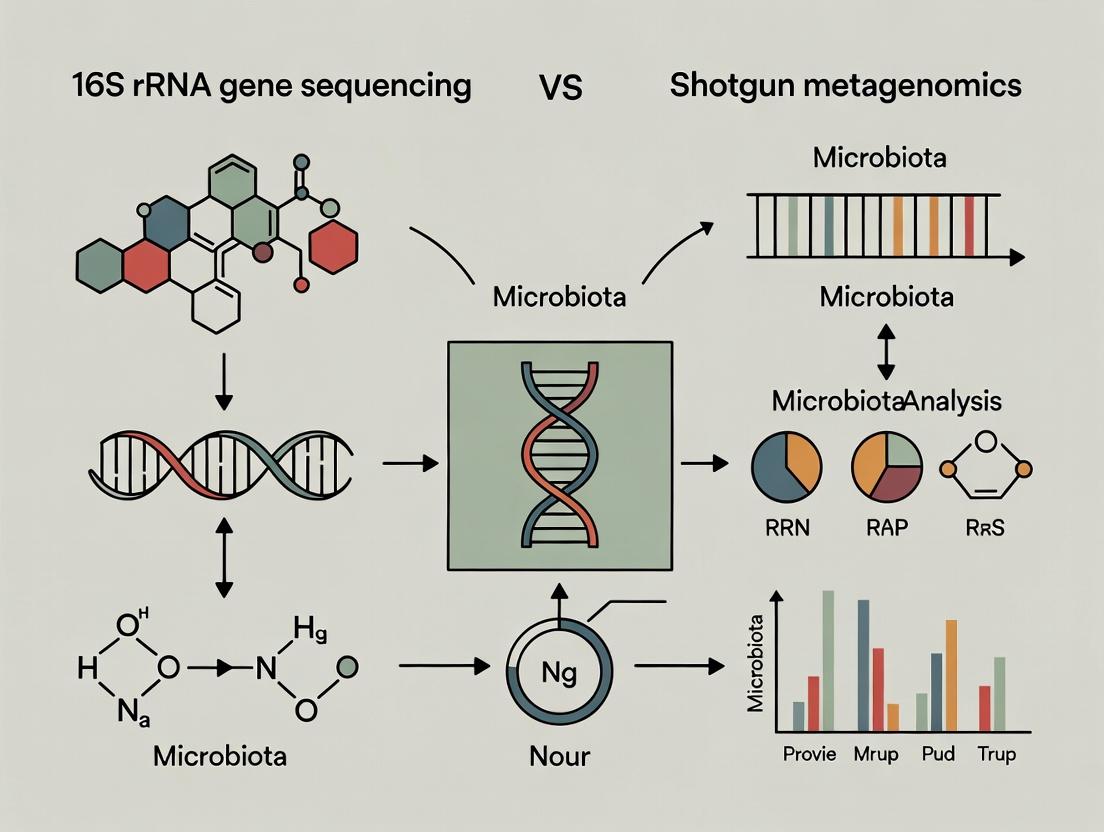 16S vs. Shotgun Metagenomics: Choosing the Right Microbiota Analysis Tool for Your Research