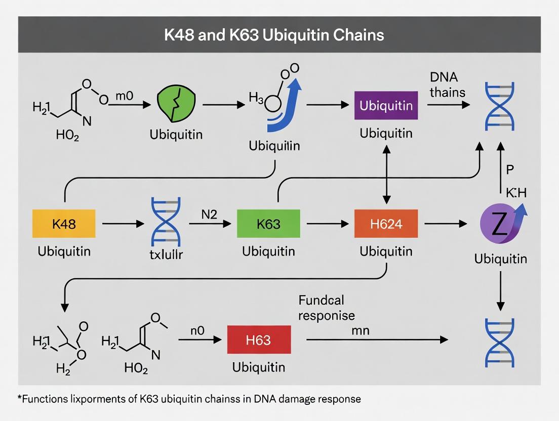 K48 vs K63 Ubiquitin Chains: Decoding Their Divergent Roles in DNA Damage Repair Pathways