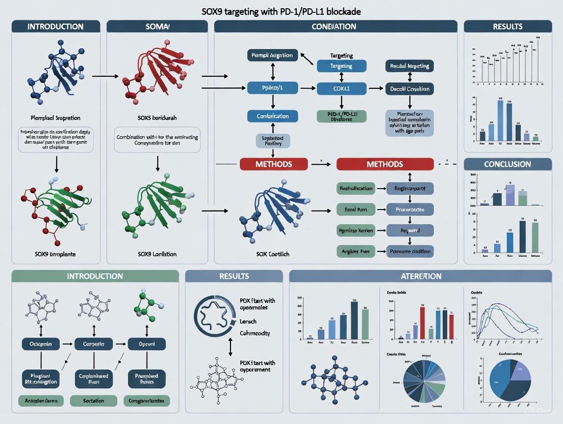 Targeting SOX9 to Overcome Resistance to PD-1/PD-L1 Blockade in Cancer