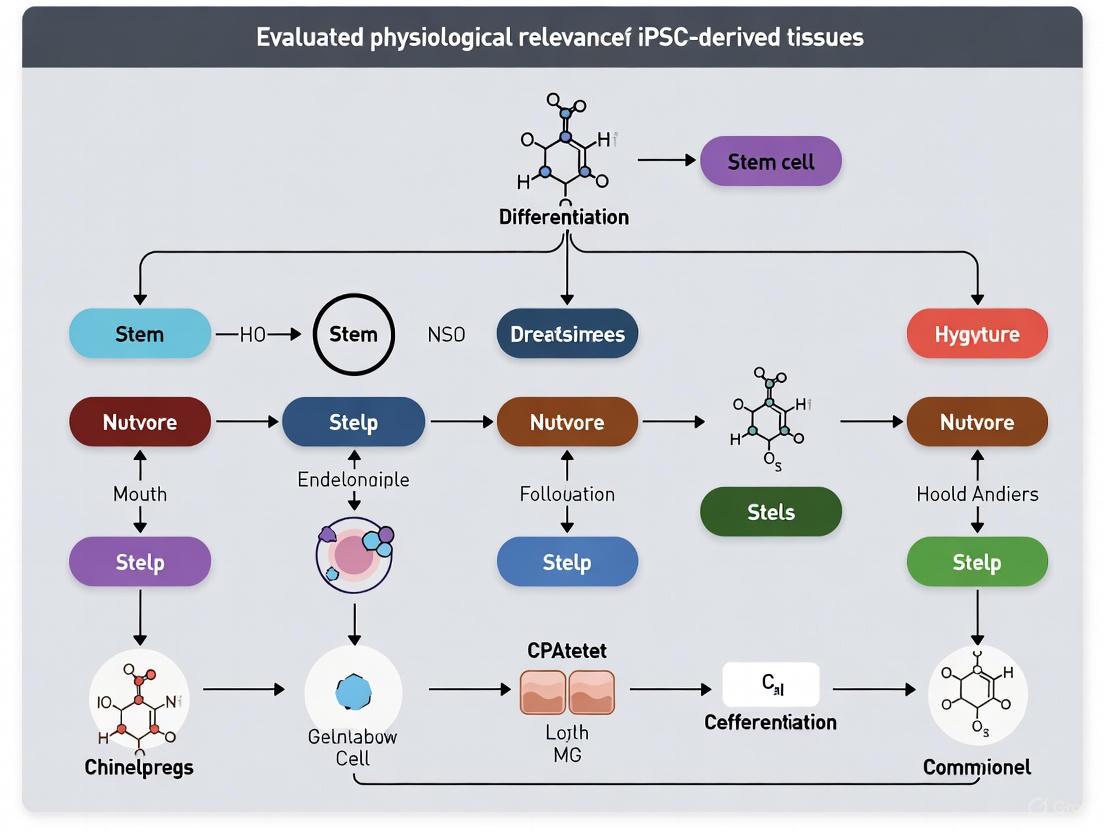 Beyond the Dish: Evaluating the Physiological Relevance of iPSC-Derived Tissues for Disease Modeling and Drug Discovery