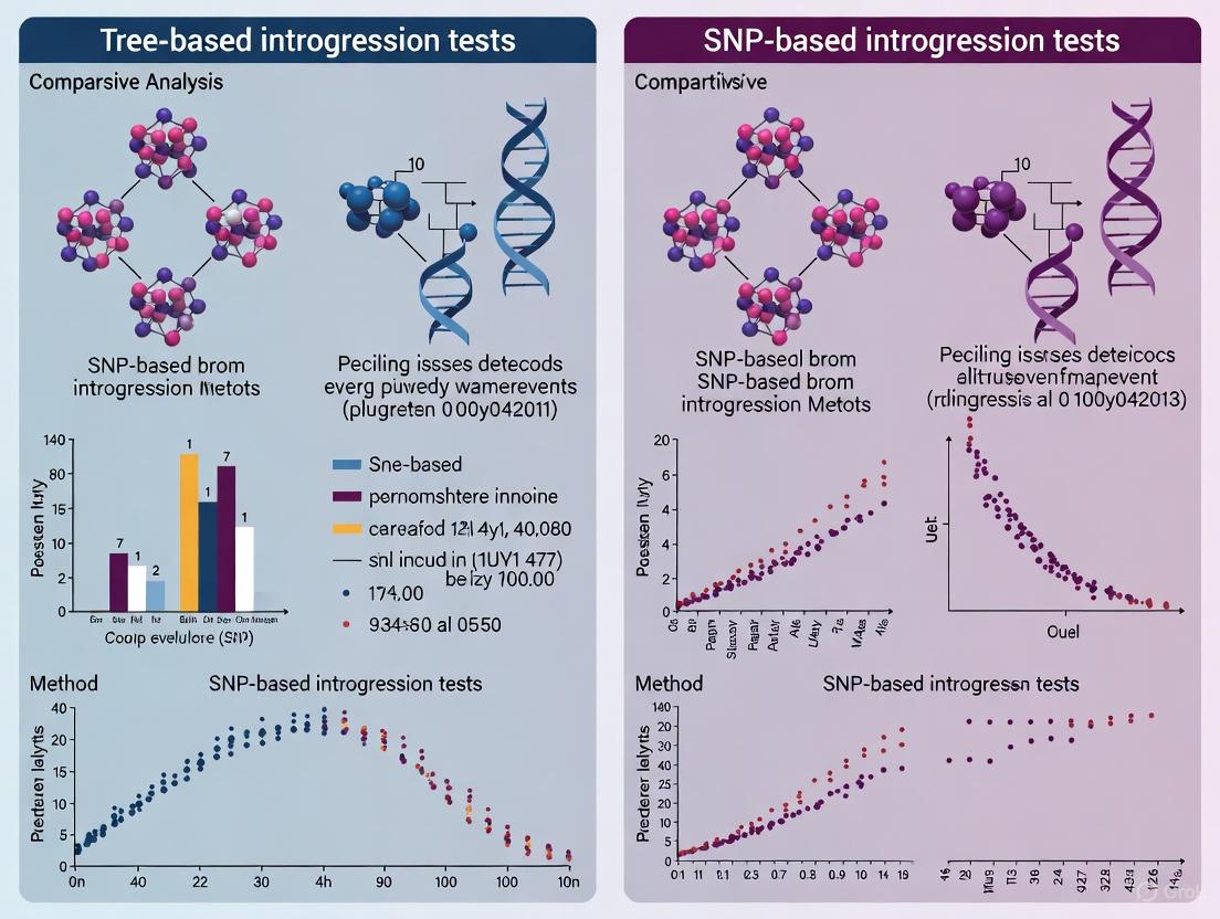 Tree-Based vs. SNP-Based Introgression Tests: A Comprehensive Performance Review for Genomic Research