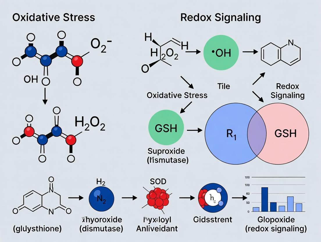 Oxidative Stress vs. Redox Signaling: A Comprehensive Guide for Biomedical Researchers