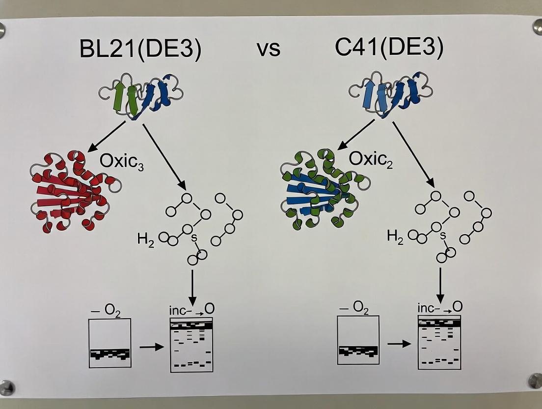 BL21(DE3) vs C41(DE3): Choosing the Right E. coli Strain for Toxic Protein Expression