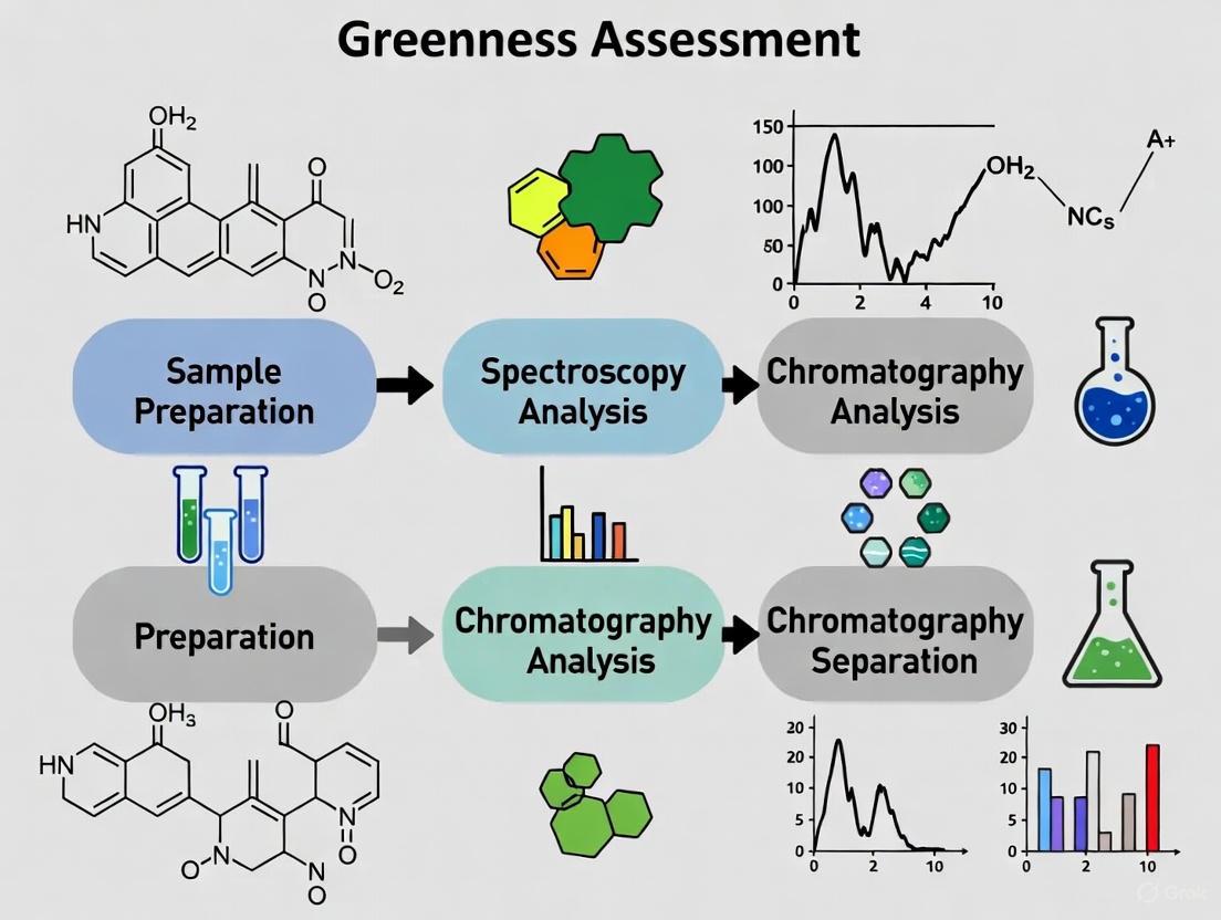 Greenness Assessment of Spectroscopy vs. Chromatography for Pharmaceuticals: A Sustainable Analytical Strategy Guide