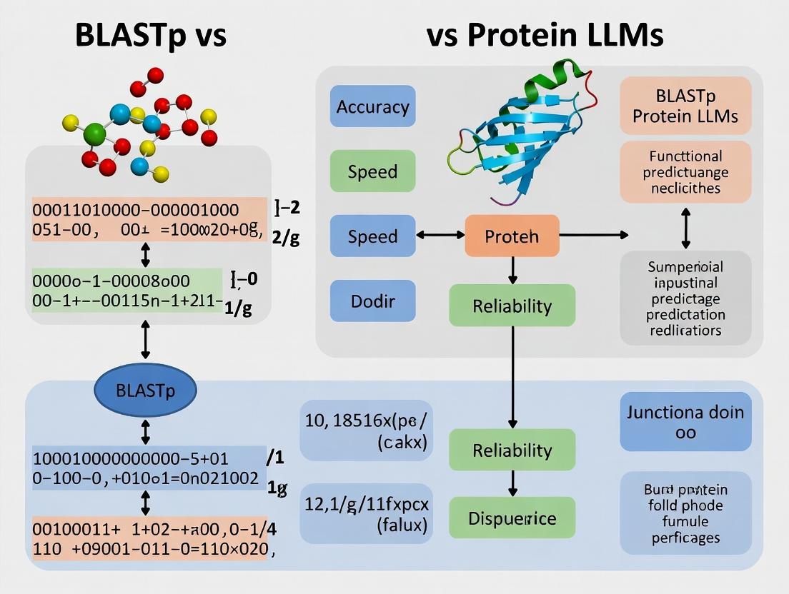 BLASTp vs. Protein LLMs: Which Predicts Protein Function Better for Drug Discovery?