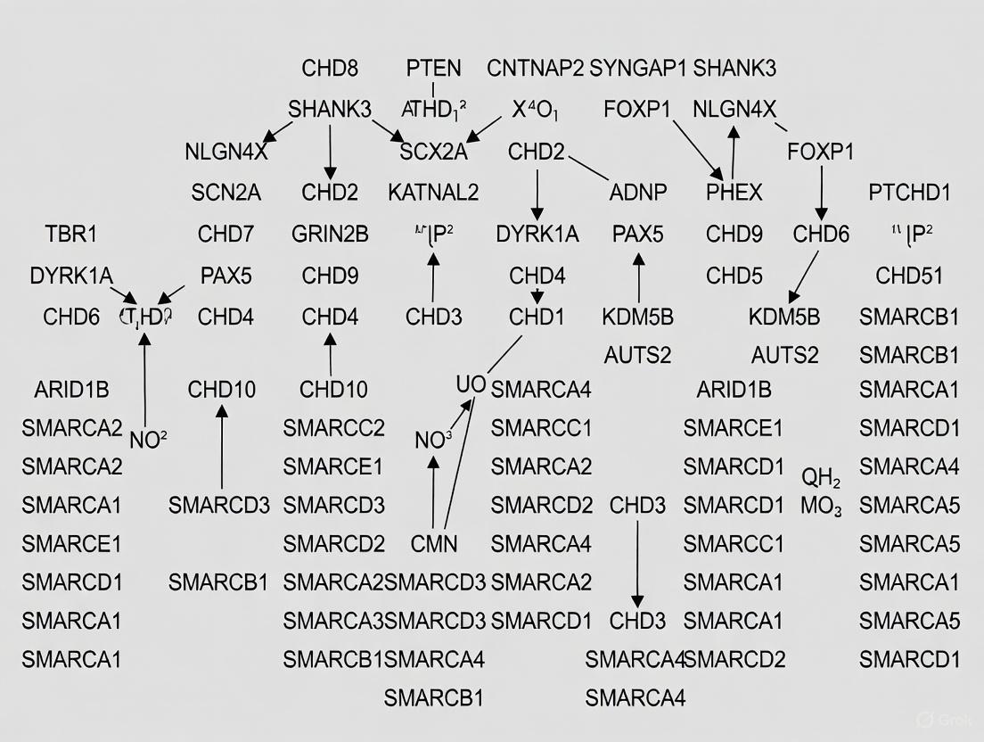 Network Topology of ASD Risk Genes: From Genetic Architecture to Therapeutic Discovery