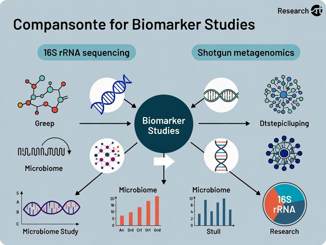 16S rRNA vs Shotgun Metagenomics: Choosing the Right Microbial Biomarker Discovery Tool for Clinical Research