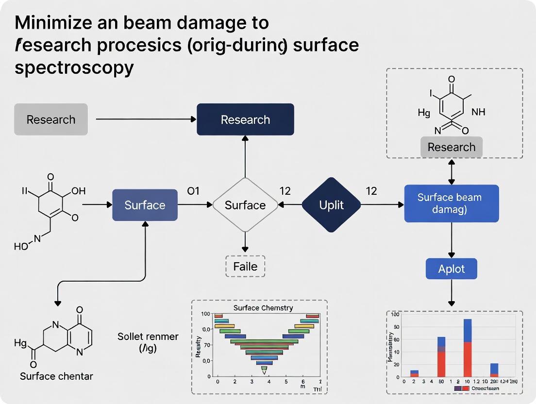 Strategies for Minimizing Beam Damage in Surface Spectroscopy: A Guide for Reliable Data Collection