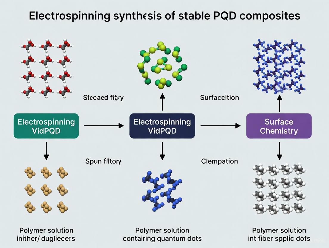 Electrospinning Synthesis of Stable Perovskite Quantum Dot Composites: Strategies for Biomedical and Drug Delivery Applications