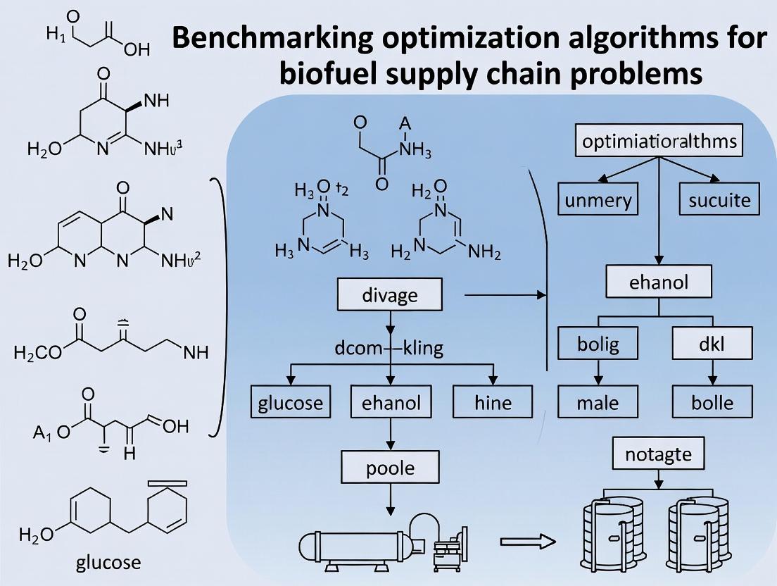 Biofuel Supply Chain Optimization: A Benchmark Analysis of Modern Algorithms (2024)