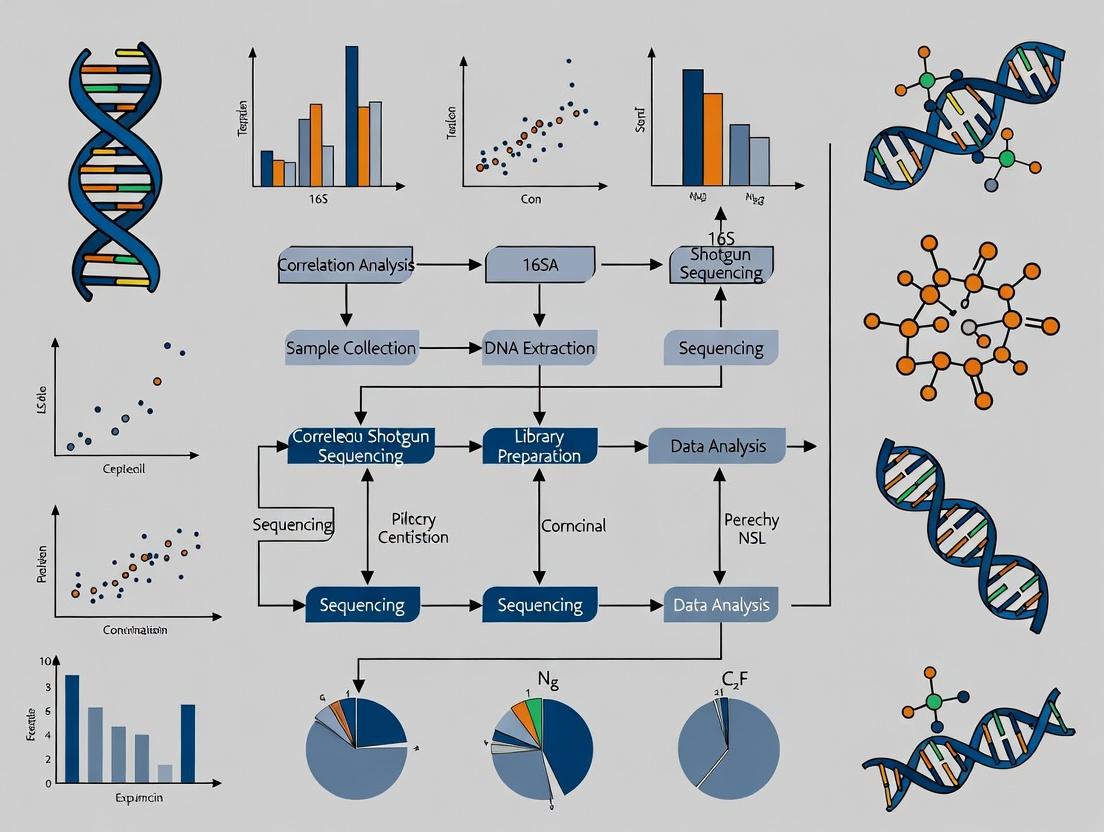 16S vs. Shotgun Sequencing: A Comprehensive Guide to Microbial Community Analysis and Method Correlation for Researchers