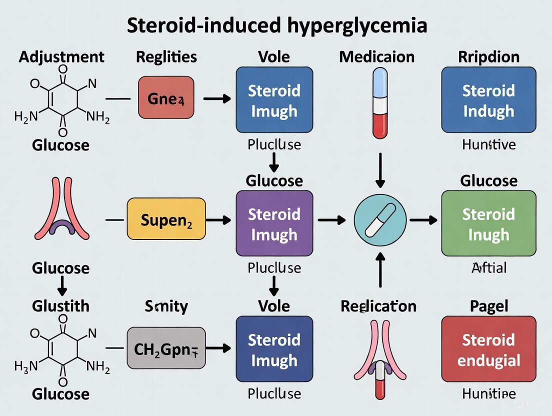Steroid-Induced Hyperglycemia Management: From Pathophysiology to Novel Therapeutic Targets in Drug Development
