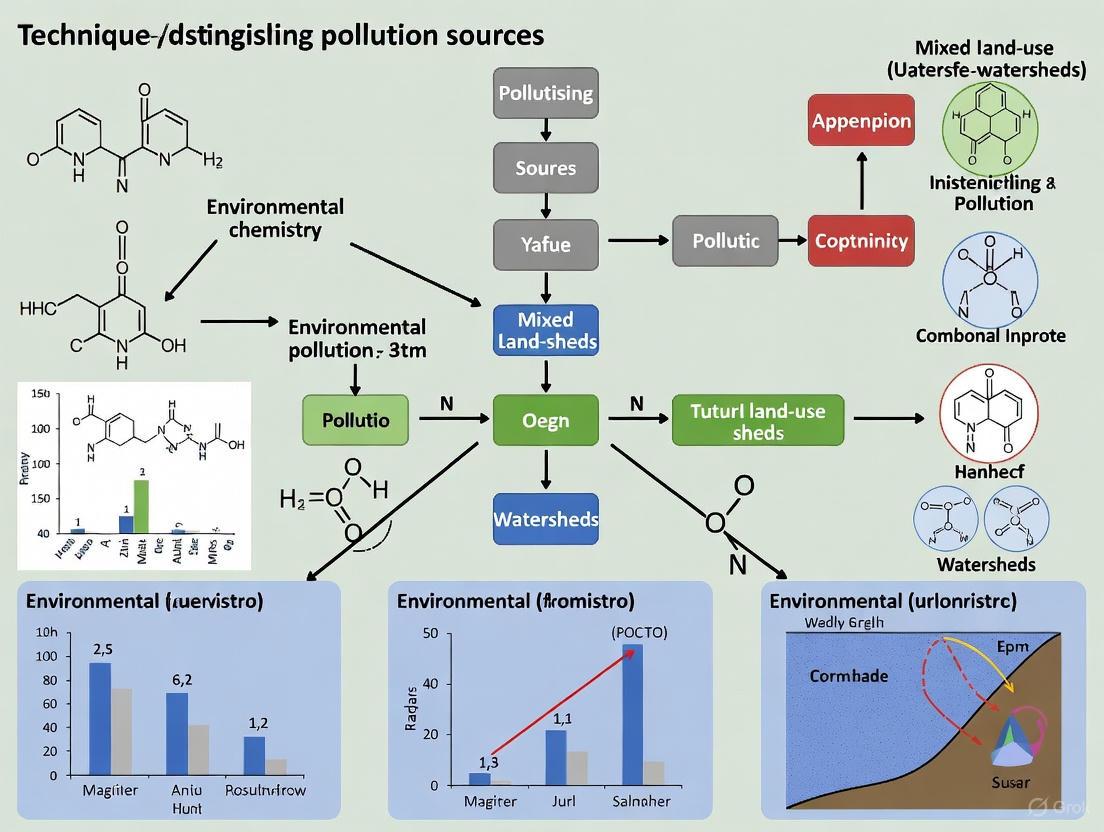 Advanced Techniques for Distinguishing Pollution Sources in Mixed Land-Use Watersheds: A Guide for Environmental Researchers