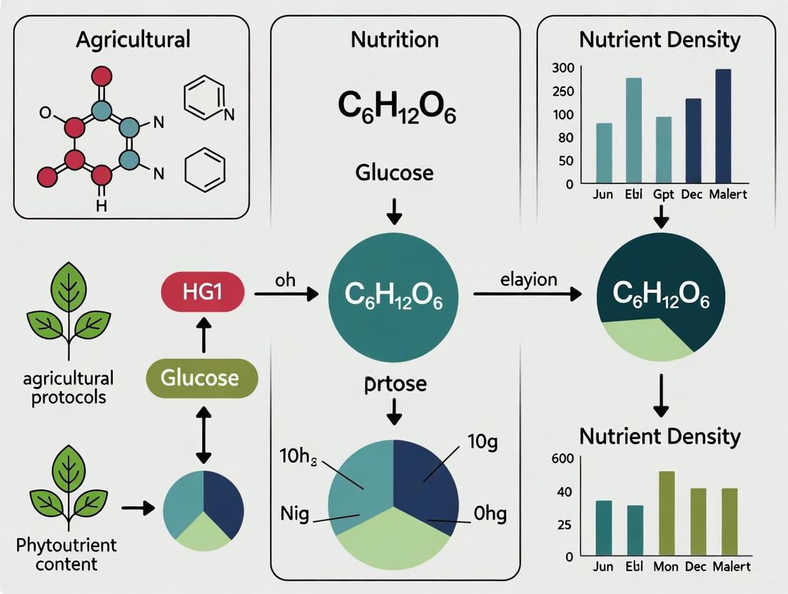 Optimizing Agricultural Protocols to Enhance Phytonutrient Content for Biomedical Research and Drug Development