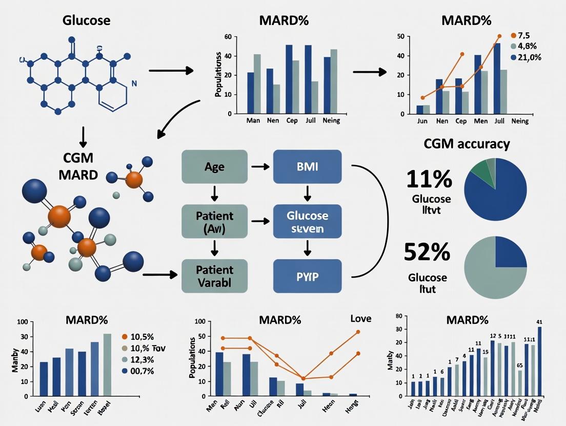 Comparative Analysis of CGM MARD Accuracy in Diverse Patient Populations: Implications for Research and Clinical Development