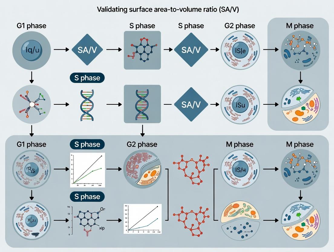 Cell Cycle Dynamics: Validating Surface Area-to-Volume Ratio as a Key Biophysical Regulator