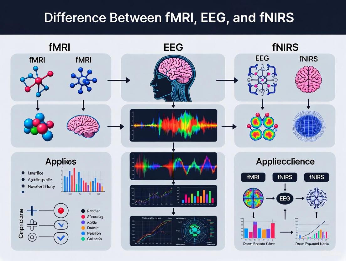 fMRI vs. EEG vs. fNIRS: A Comprehensive Guide to Neuroimaging Modalities for Research and Clinical Applications
