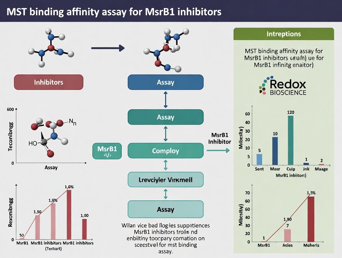 Quantifying Inhibition: A Practical Guide to MicroScale Thermophoresis (MST) Binding Assays for MsrB1 Drug Discovery