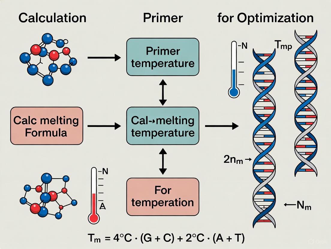 Primer Melting Temperature (Tm) Calculation: A 2025 Guide for Accurate PCR Optimization