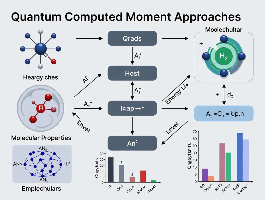 Quantum Computed Moments: A New Paradigm for Simulating Molecular Properties in Drug Discovery