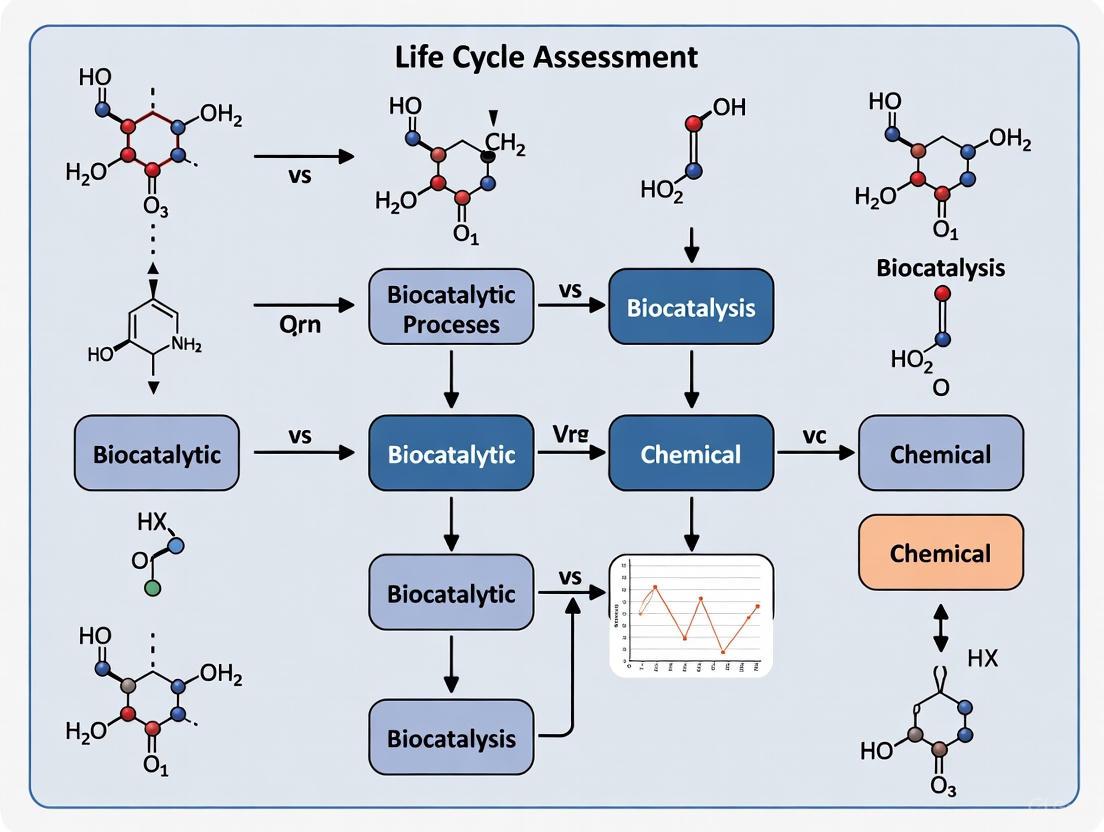 Biocatalytic vs Chemical Processes: A Life Cycle Assessment Guide for Sustainable Pharmaceutical Development