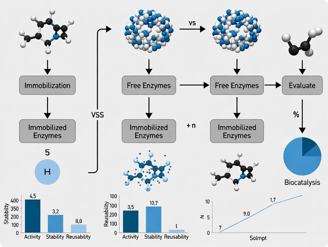 Immobilized Enzymes vs. Free Enzymes: A Comprehensive Performance Evaluation for Biomedical and Industrial Applications