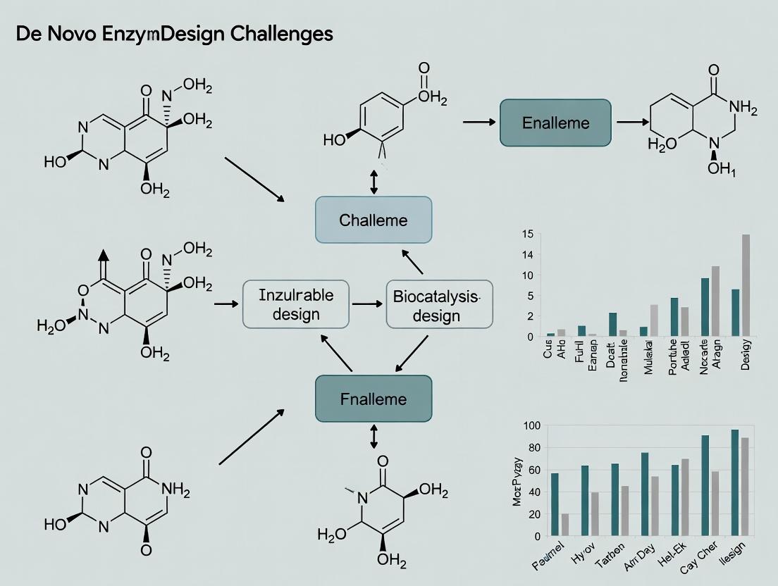 De Novo Enzyme Design: Overcoming Core Challenges in Computational Protein Engineering