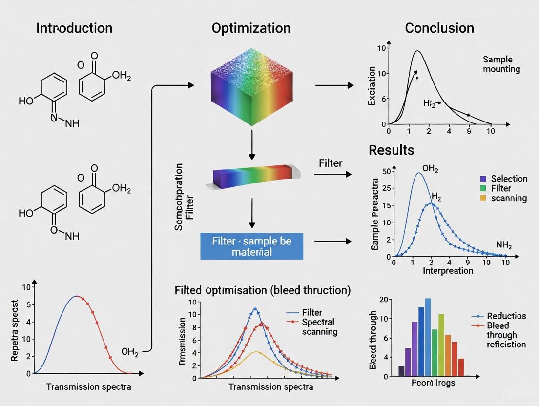 Advanced Filter Optimization Strategies to Reduce Spectral Bleed-Through in Biomedical Imaging and Flow Cytometry