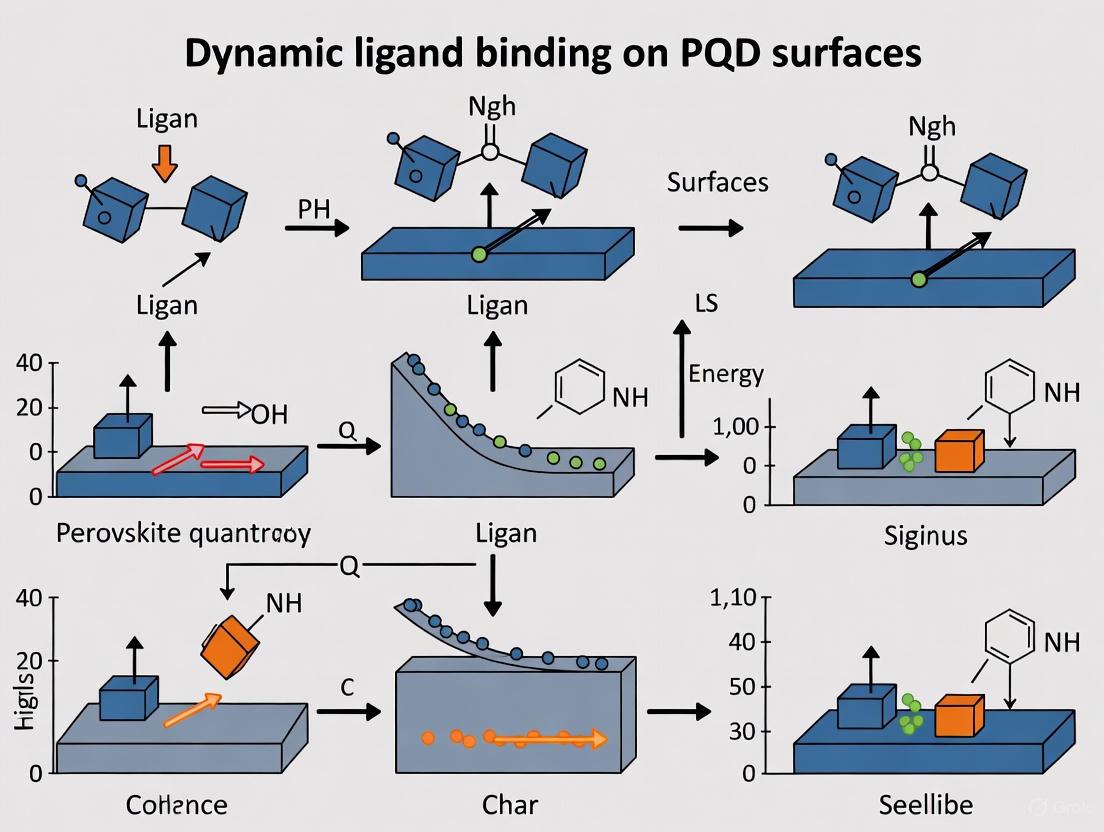 Mastering Dynamic Ligand Binding on Perovskite Quantum Dot Surfaces: Strategies for Enhanced Stability and Performance in Biomedical Applications