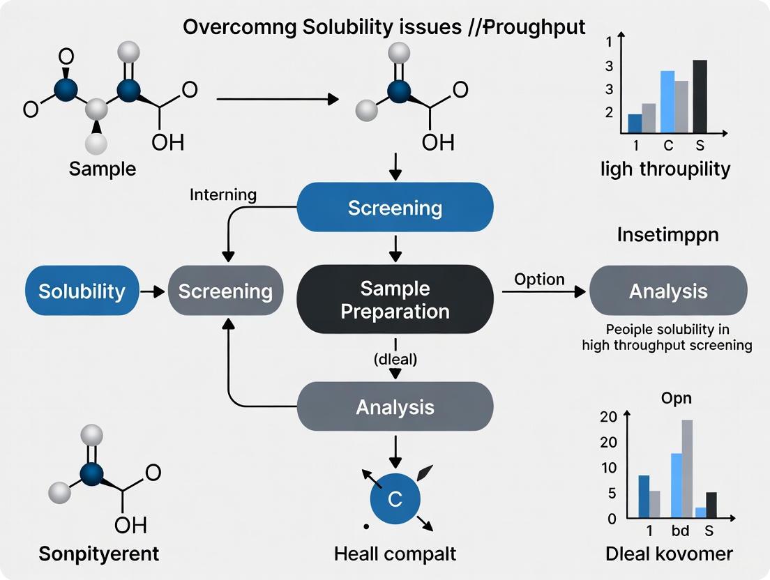 Overcoming Solubility Issues in High-Throughput Screening: Modern Strategies for Drug Development