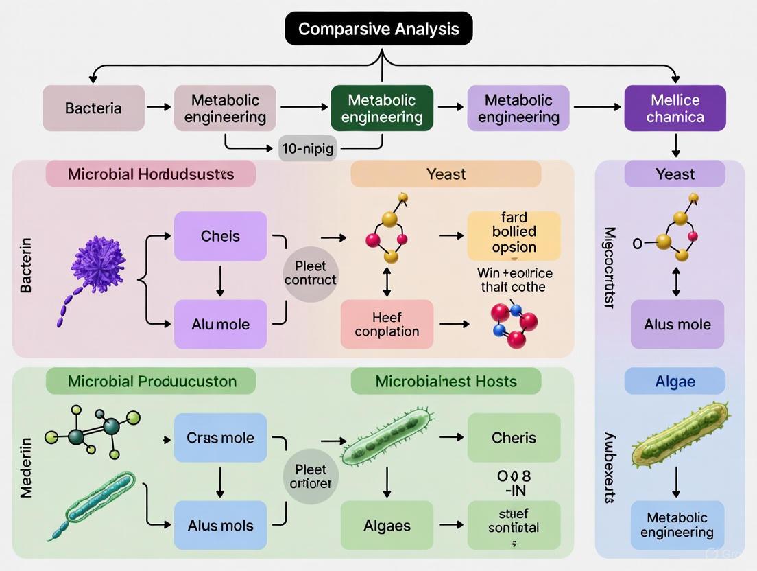 Microbial Cell Factories: A Comparative Analysis of Hosts for Sustainable Chemical Production