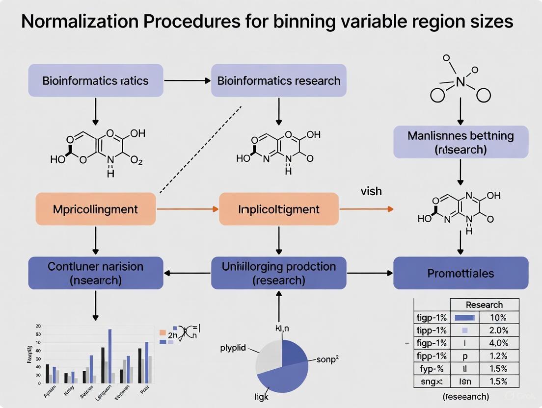 Normalization and Binning Procedures for Variable Region Sizes: A Comprehensive Guide for Biomedical Data Analysis