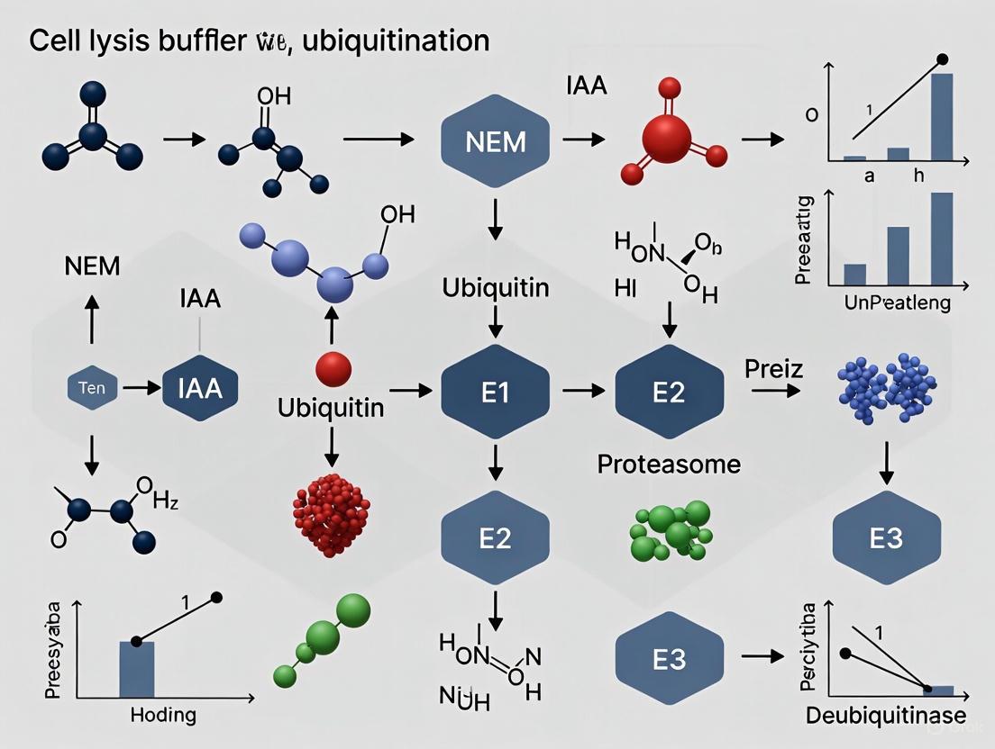 Optimizing Cell Lysis: A Guide to Using NEM and IAA for Preserving Ubiquitination Signals
