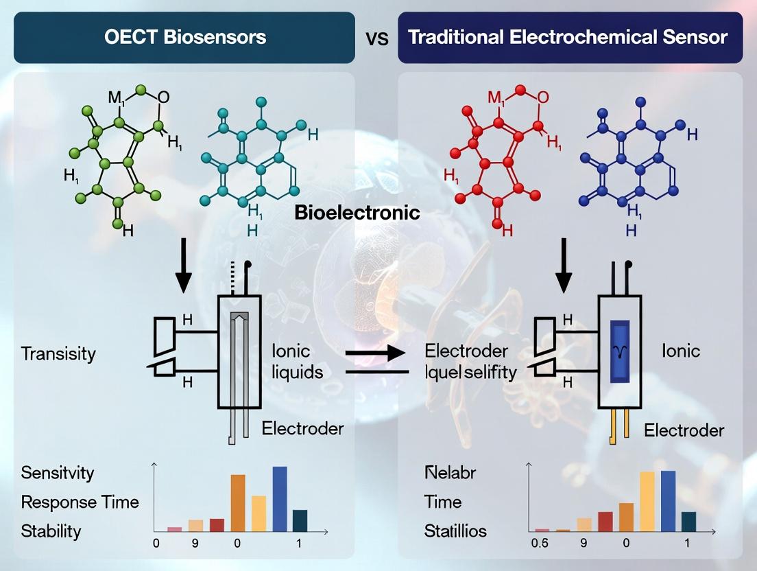 OECT Biosensors vs. Traditional Electrochemical Sensors: A Comprehensive Performance Analysis for Biomedical Research