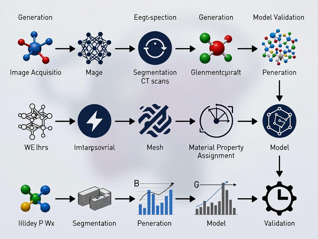 From Pixels to Predictions: Building Patient-Specific Finite Element Models from CT Scans for Advanced Biomedical Research