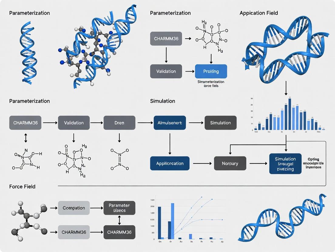 CHARMM36 Nucleic Acid Force Field: A Comprehensive Guide for Modern Biomolecular Simulation