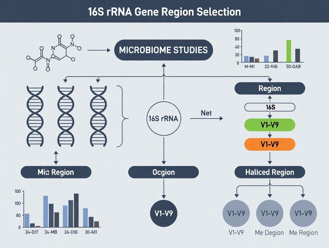 Optimizing 16S rRNA Gene Region Selection for Accurate Dysbiosis Studies in Biomedical Research