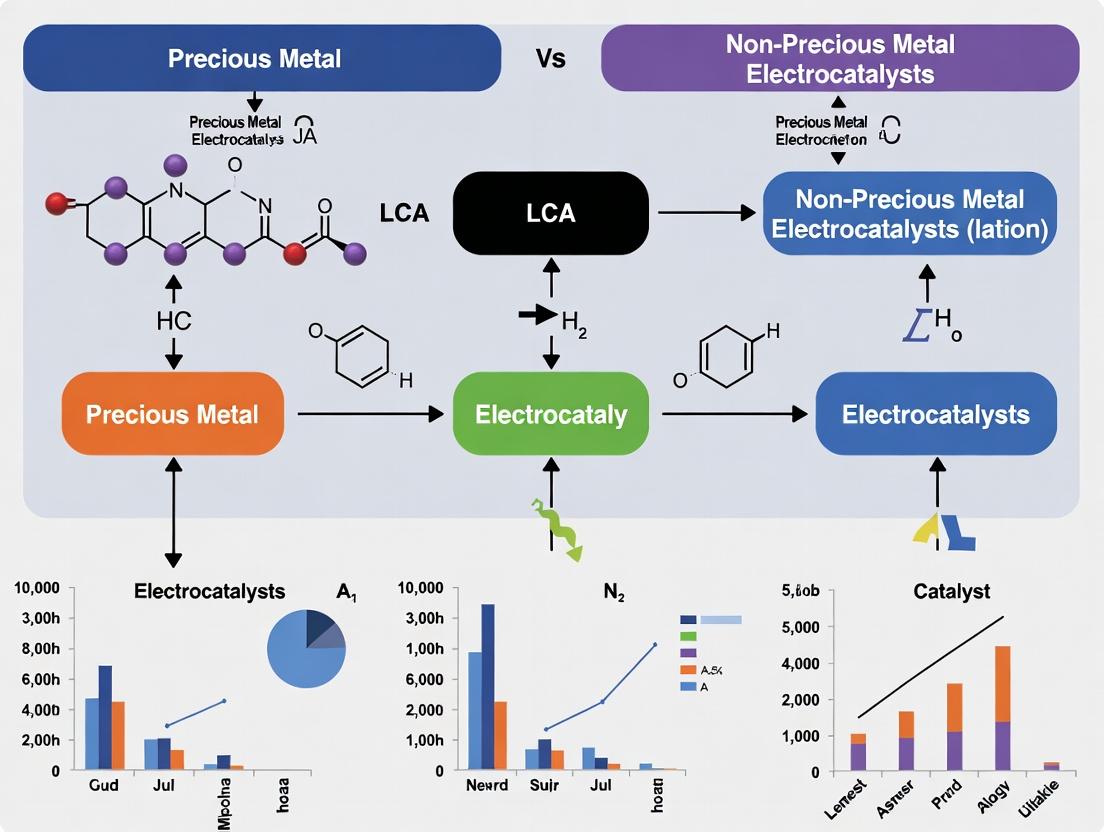 Precious vs. Non-Precious Metal Electrocatalysts: A Comparative Life Cycle Assessment (LCA) for Sustainable Biomedical Research