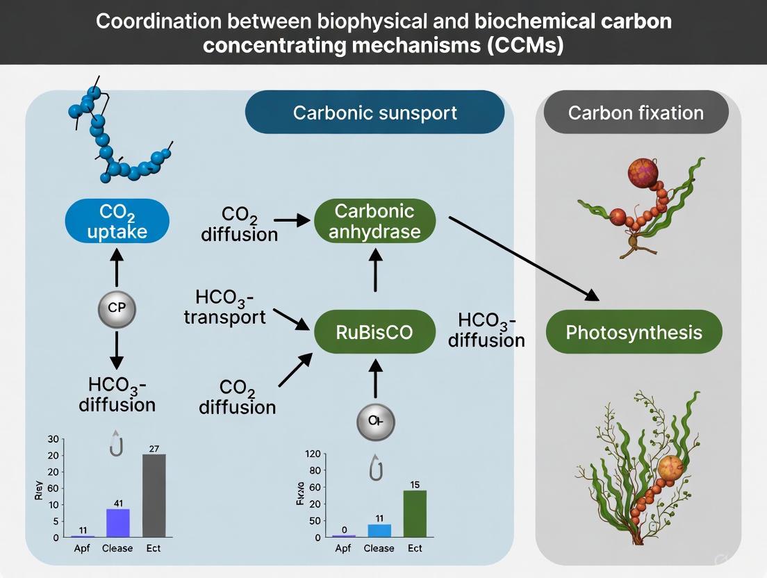 Optimizing Algal Carbon Concentrating Mechanisms: Coordination of Biophysical and Biochemical Pathways for Enhanced Carbon Fixation