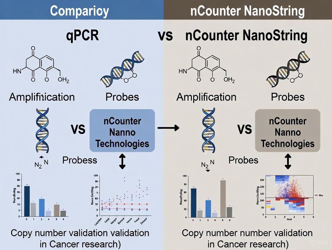 qPCR vs. NanoString nCounter: A Strategic Guide to Copy Number Validation for Genomic Research