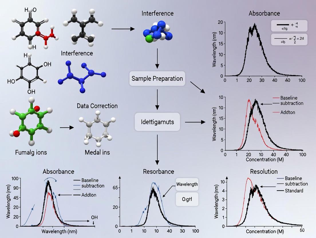 Advanced Strategies to Overcome Spectral Interference in UV-Vis Spectrophotometry for Biomedical Research